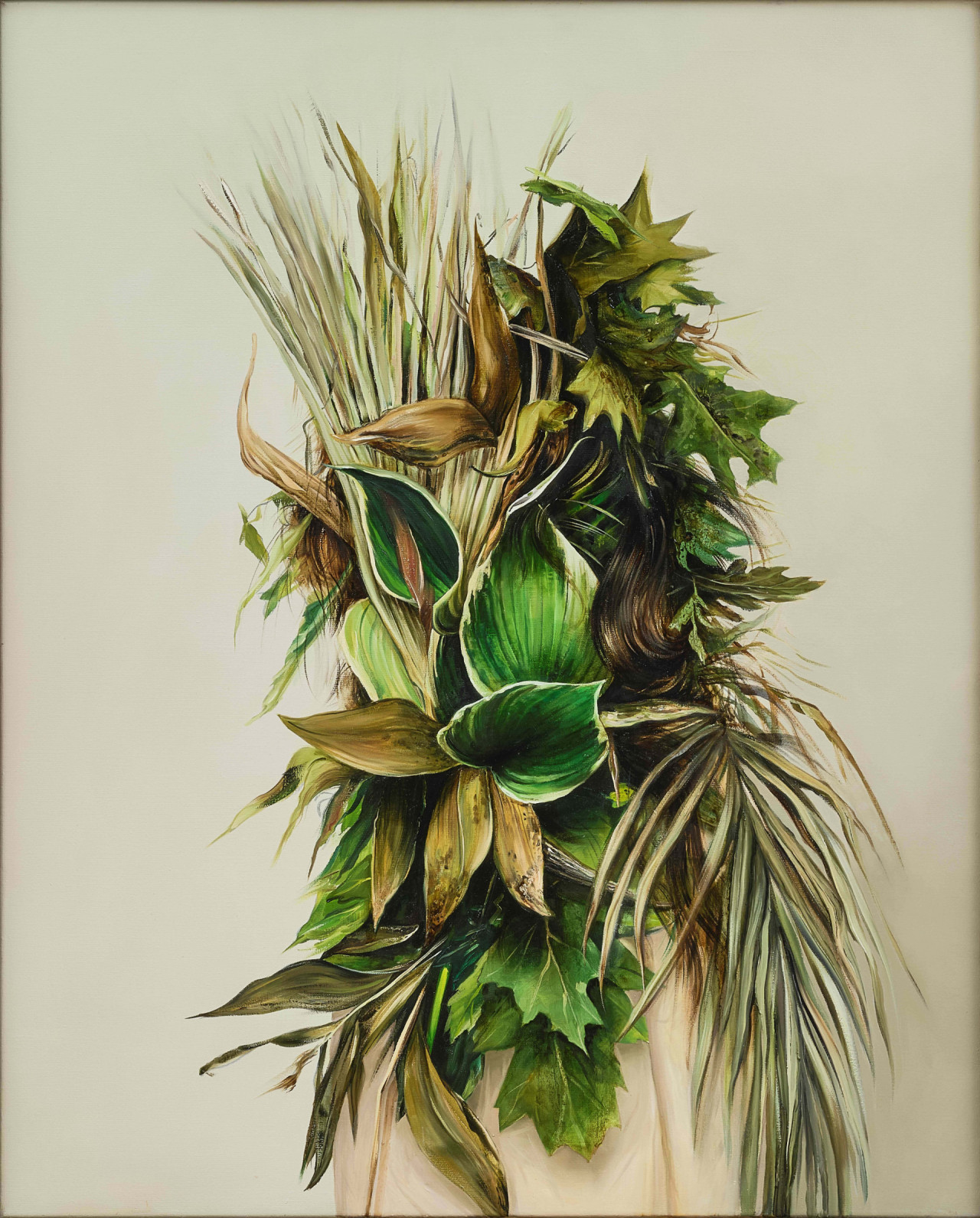 <strong>Ewa Juszkiewicz, <em>Grove / Gaj</em>, 2014, </strong>olej na płótnie, 100×80 cm. <strong>Estymacja: </strong>500 000–800 000 €